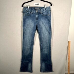 Rock & Republic Jeans Womens 6 Blue Denim Stretch Everyday Wear Bootcut Leg